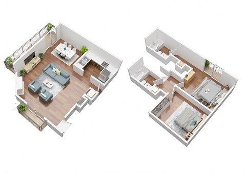 Conzumel Townhome Floorplan